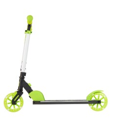 Самокат Tech Team Rainbow 145 black/green (светящиеся колеса)