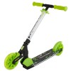 Самокат Tech Team Rainbow 145 black/green (светящиеся колеса)