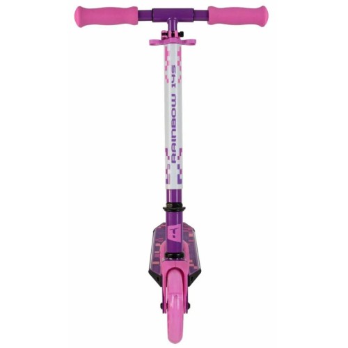 Самокат Tech Team Rainbow 145 purple/pink (светящиеся колеса и дека)