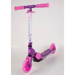 Самокат Tech Team Rainbow 145 purple/pink (светящиеся колеса)