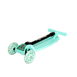 Самокат трехколесный облегчённый от 2-х лет Yeenot GT105, светящиеся колёса, мятный
