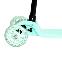 Самокат трехколесный облегчённый от 2-х лет Yeenot GT105, светящиеся колёса, мятный