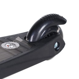 Самокат трехколесный облегчённый от 2-х лет Yeenot GT2018-15, светящиеся колёса,чёрный с Енотом