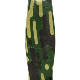 Самокат трехколесный от 2-х лет Yeenot GT4105P5, светящиеся колёса, зеленый камуфляж/салатовый