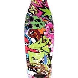 Самокат трехколесный от 3-х лет Yeenot GT4108P15, светящиеся колёса, розовый разноцветный 2 колеса сзади