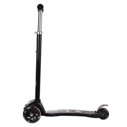 Самокат трехколесный от 3-х лет Yeenot Kids GT4108, свет. колёса PU 120мм ABEC7, "X" с 2 колесами сзади, чёрный