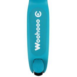 Самокат трехколесный Woohooo Cuddle / светящиеся PU колеса / голубой