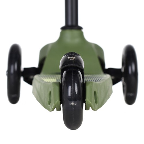 Самокат трехколесный Yeenot GT2018-17, светящиеся колёса PU110мм, цвет Хакки