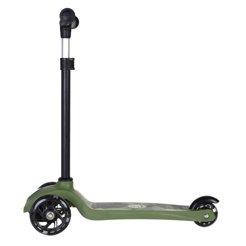 Самокат трехколесный Yeenot GT2018-17, светящиеся колёса PU110мм, цвет Хакки