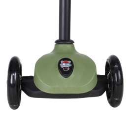 Самокат трехколесный Yeenot GT2018-17, светящиеся колёса PU110мм, цвет Хакки