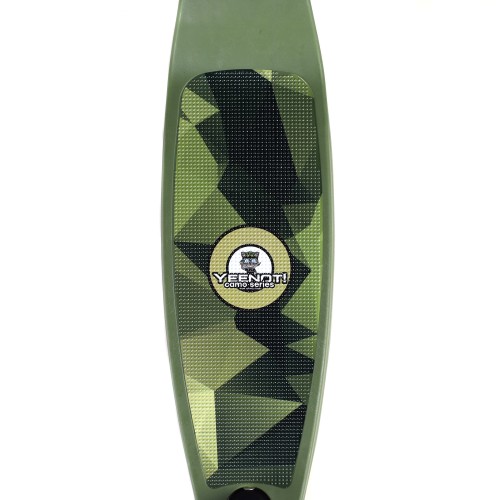 Самокат трехколесный Yeenot GT2018-17, светящиеся колёса PU110мм, цвет Хакки