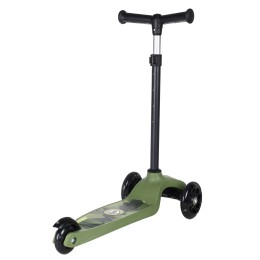 Самокат трехколесный Yeenot GT2018-17, светящиеся колёса PU110мм, цвет Хакки