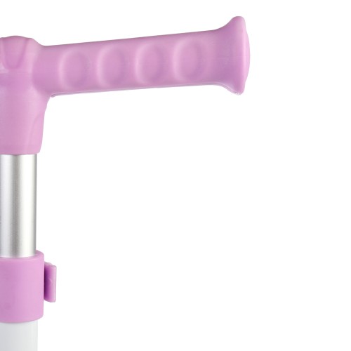 Самокат трехколесный Yeenot GT2018-3, свет. колёса PU 110мм, розовый (певица)