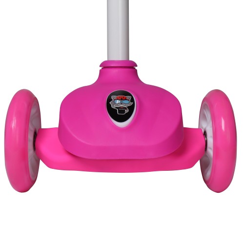 Самокат трехколесный Yeenot GT2018-6, свет. колёса PU 110мм, розовый котенок