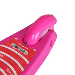 Самокат трехколесный Yeenot GT2018-6, свет. колёса PU 110мм, розовый котенок