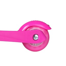 Самокат трехколесный Yeenot GT2018-6, свет. колёса PU 110мм, розовый котенок