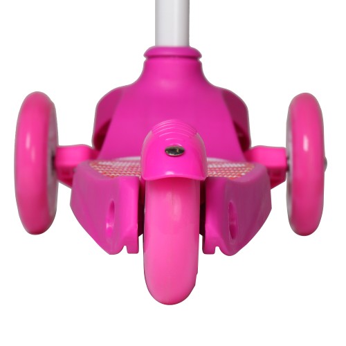 Самокат трехколесный Yeenot GT2018-6, свет. колёса PU 110мм, розовый котенок