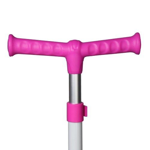 Самокат трехколесный Yeenot GT2018-6, свет. колёса PU 110мм, розовый котенок