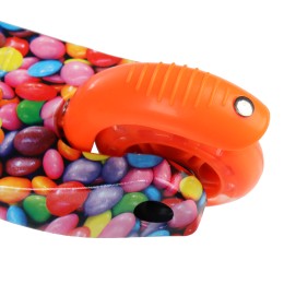 Самокат трехколесный Yeenot GT4105P10, светящиеся колёса PU 110мм, цвет Скиттлс