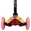 Самокат трехколесный Yeenot GT4105P11, свет. колёса PU 110мм, (зверушки), розовый/желтый