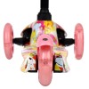 Самокат трехколесный Yeenot GT4105P11, свет. колёса PU 110мм, (зверушки), розовый/желтый
