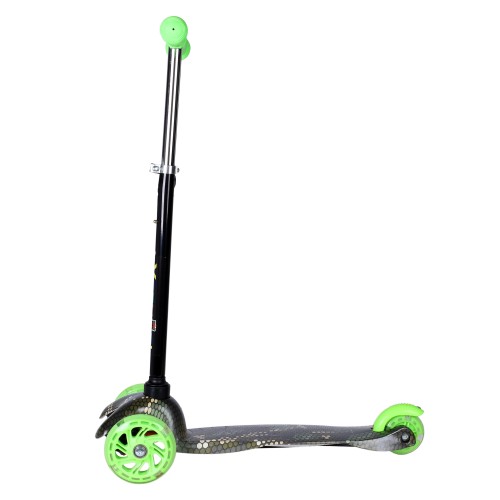 Самокат трехколесный Yeenot GT4105P56, светящиеся колёса PU 110 мм, цвет хакки 3