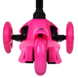 Самокат трехколесный Yeenot Kids GT4105,  свет. колёса PU 110мм ABEC7, розовый