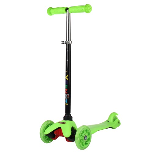 Самокат трехколесный Yeenot Kids GT4105, свет. колёса PU 110мм ABEC7, зелёный