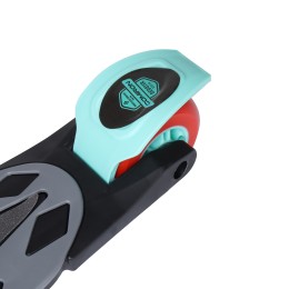 Самокат трехколесный Yeenot R188-4, нагрузка до 50кг, складная ручка, светящиеся колёса, серый/черный/мятный/красный