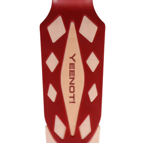 Самокат трехколесный Yeenot R188-6, свет. колёса, PU 120мм, красный/бежевый