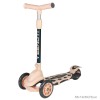 Самокат трехколесный Yeenot R188-7, свет. колёса, PU 120мм, бежевый/черный