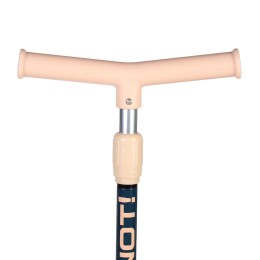 Самокат трехколесный Yeenot R188-7, свет. колёса, PU 120мм, бежевый/черный