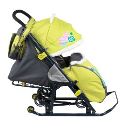 Санки-коляска Ника Детям 7 (Тигр лимонный)