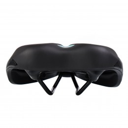 Седло COMIRON BEIJING C020, комфортное, чёрно+синее