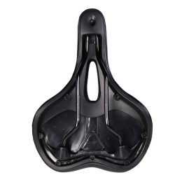 Седло COMIRON BEIJING C020, комфортное, чёрно+синее