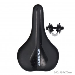 Седло COMIRON DART M001 MTB 270X195, чёрное