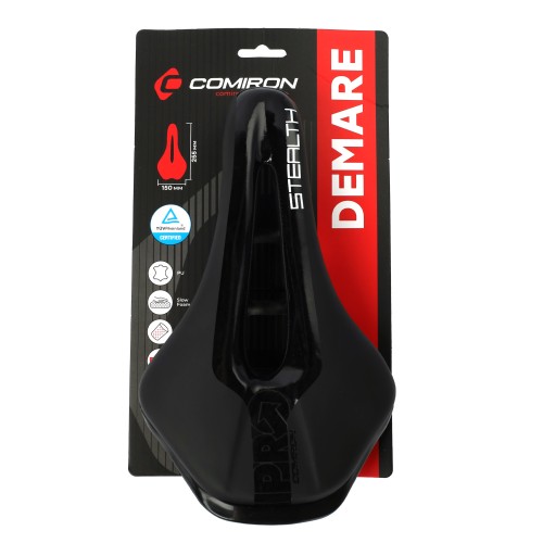 Седло COMIRON DEMARE M103-Bl 255x150, черное