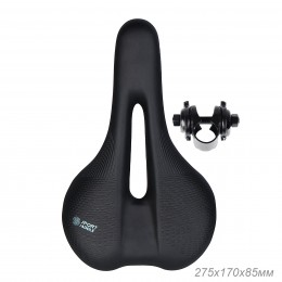 Седло COMIRON PIDCOCK M018 MTB 275X170, чёрно+синее