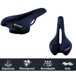 Седло COMIRON POGACAR N846  MTB 280X160, чёрно+красное