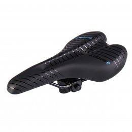 Седло COMIRON POGACAR N846 MTB 280X160, чёрно+синее