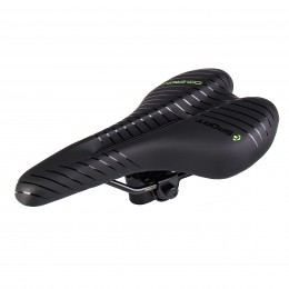 Седло COMIRON POGACAR N846 MTB 280X160, чёрно-желтое