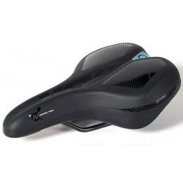 Седло DDK D-123 MF комфорт, для города и MTB, с гелевыми вставками, пена, унисекс