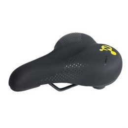 Седло DDK комфорт, для города с эластомером, с гелевыми вставками, пена, унисекс