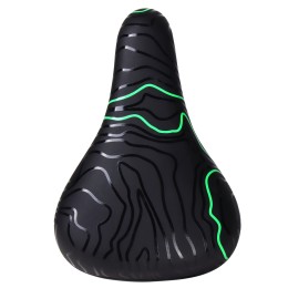 Седло детское COMIRON FIL N964G 235x155, чёрно-зеленое