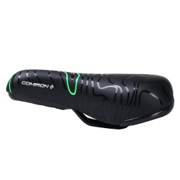 Седло детское COMIRON FIL N964G 235x155, чёрно-зеленое