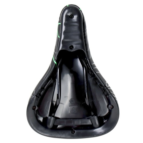 Седло детское COMIRON FIL N964G 235x155, чёрно-зеленое