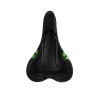 Седло детское COMIRON KARKUSHA N901G 240x145, чёрный/зелёный