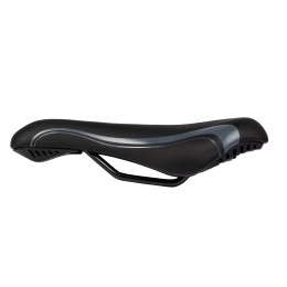 Седло детское COMIRON WOODY N966-Gr 235x135, чёрно-серое