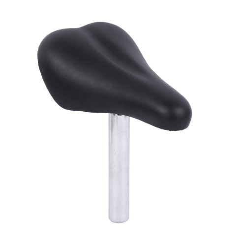 Седло детское COMIRON ZIPPER с подседельным штырем 25.4мм (для детского велосипеда, беговела), черное