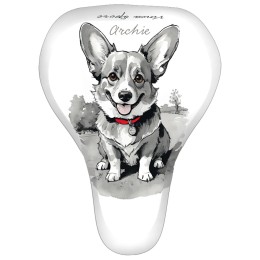 Седло детское с замком 220х160 мм VS 15 archie, белое
